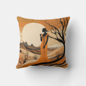 暖かい秋の角枕 クッション (裏面)