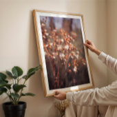 暖かい秋の野草フェミニンのウォールアート ポスター