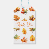 暖かい紅葉ありがとう ギフトタグ (正面)
