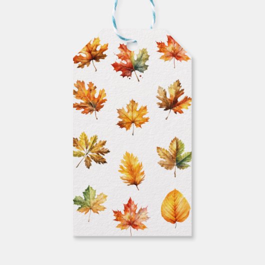 暖かい紅葉ありがとう ギフトタグ (裏面)