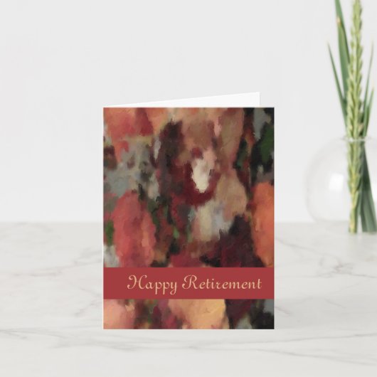 暖かい紅葉 カード (正面)