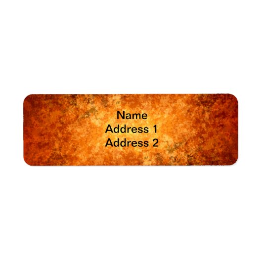 暖かい紅葉 ラベル (正面)