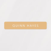 暖かい自然Boho名ラベル ラベル (デザイン1)