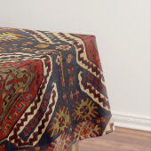 暖かい色のコーカサスのデザイン テーブルクロス (インサイチュ)