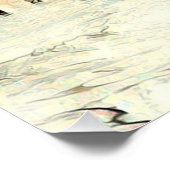 暖かい色のスイミングトラ ポスター (コーナー)