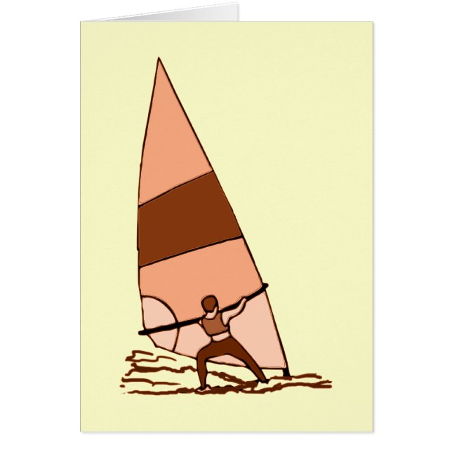 暖かい色はウィンドサーフィンをします (正面)