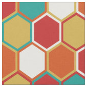 暖かい蜜蜂の巣 ファブリック (クローズアップ)