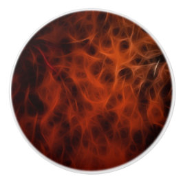 暖かい調子のモダンの抽象芸術のフラクタルの芸術II セラミックノブ