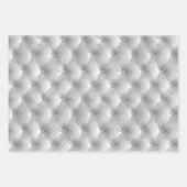 暖かい赤ブルゴーニュフェイクーのベルベット ラッピングペーパーシート (正面3)