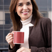 暖かい赤 コーヒーマグカップ