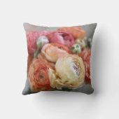 暖かい陰の装飾用クッションのranunculusの花 クッション (裏面)