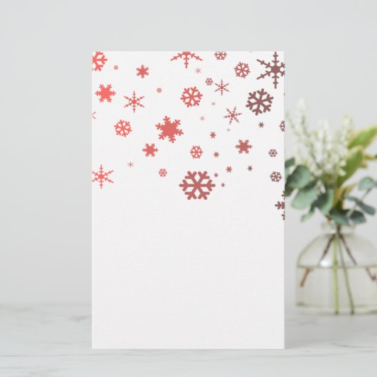 暖かい雪 便箋 (スタンド正面)