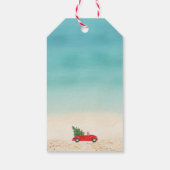 暖かい願い#Vintageレッドカートロピカル#Christmas ギフトタグ (裏面)