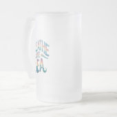 暖かい風 フロストグラスビールジョッキ (正面左)