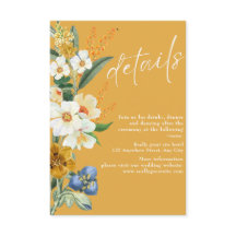 暖かい黄色の春ガーデンワイルドフラワー結婚ズ