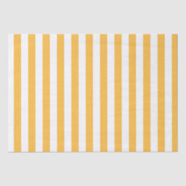 暖かい黄色、白い細ストライプいエレガント 薄葉紙