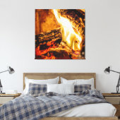 暖かい キャンバスプリント (インサイチュ (寝室))