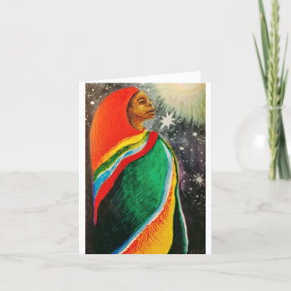 "暖かい"クワンザ/ウィンターホリデーカード シーズンカード