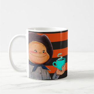 暖かいCuppaのヴィンテージの広告 コーヒーマグカップ