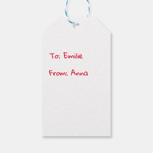 暖かくて居心地の良い/クリスマスモンスターパーソナライズされた/Christmas ギフトタグ (裏面)