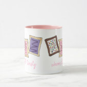 暖かくトースト風の朝食トースターペーストリー マグカップ (中央)