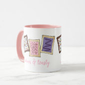 暖かくトースト風の朝食トースターペーストリー マグカップ (正面左)