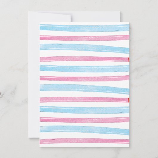 暖かくファジーな醜いセーター赤ちゃんシャワー招待状 招待状 (裏面)