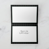 暖かく上品な誕生日 カード (内部)