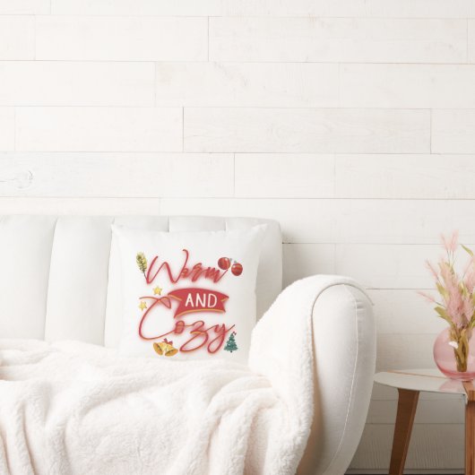 暖かく居心地の良いクリスマス クッション (ソファ)