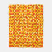 暖かく居心地の良いビーインスパイアハニカムフリースブランケット フリースブランケット (正面)