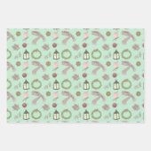 暖かく居心地の良い冬 ラッピングペーパーシート (正面3)