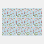 暖かく居心地の良い冬 ラッピングペーパーシート (正面2)