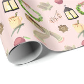 暖かく居心地の良い冬 ラッピングペーパー (ロールコーナー)