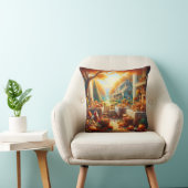 暖かく居心地の良い感謝祭の集まり クッション (椅子)