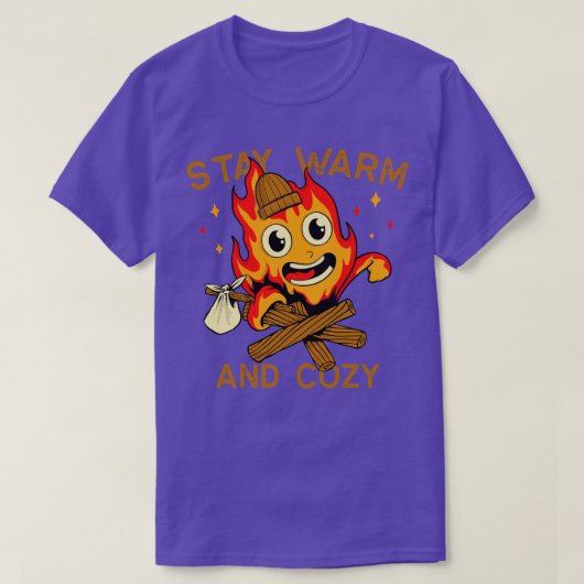 暖かく居心地の良い滞在 Tシャツ (デザイン正面)