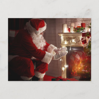 暖かく居心地の良い – クリスマスポストカード ポストカード