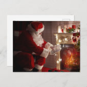 暖かく居心地の良い – クリスマスポストカード ポストカード (正面/裏面)