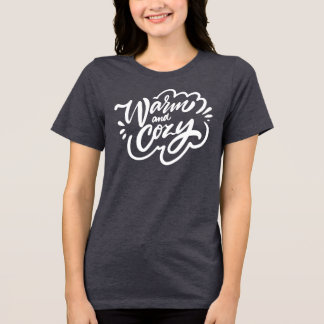 暖かく居心地の良い トライブレンドTシャツ