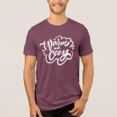 暖かく居心地の良い トライブレンドTシャツ (正面)