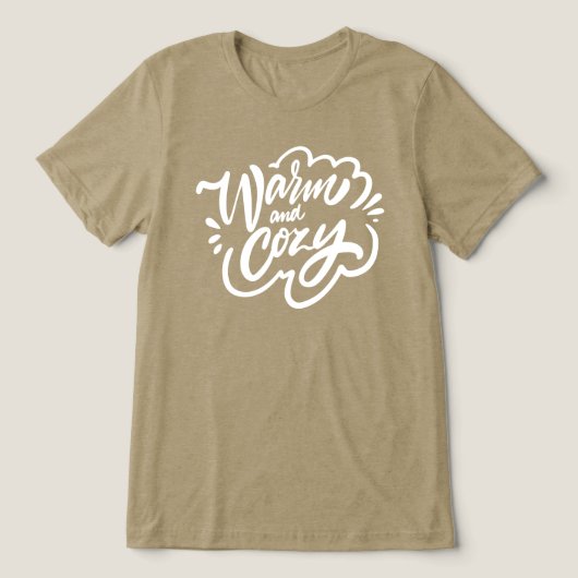 暖かく居心地の良い トライブレンドTシャツ (デザイン正面)