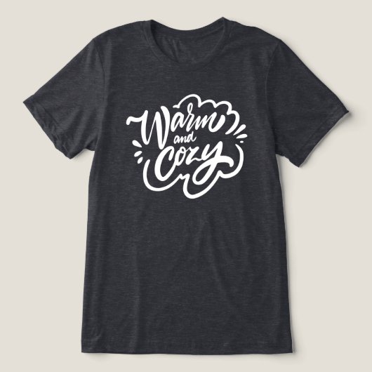 暖かく居心地の良い トライブレンドTシャツ (デザイン正面)
