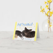 暖かく明るい カード (黄色い花)