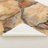 暖かく柔らかいミディアムシェルパブランケット シェルパブランケット (3/4)