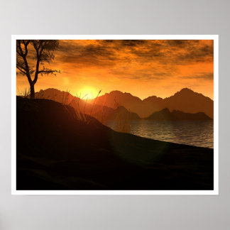 暖かく輝く ポスター