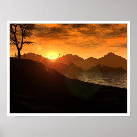 暖かく輝く ポスター (正面)