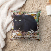 暖かく、居心地のよい秋の投球のクッション41 x 41 cm クッション (ブランケット)