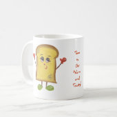 暖かく、Toastyマグ コーヒーマグカップ (正面左)