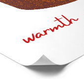 暖かさと幸せでいっぱいのマグカップ ポスター (角)