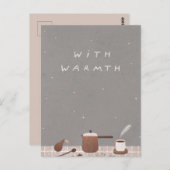 暖かさの賛美はがきヴィンテージ ポストカード (正面/裏面)