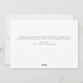 暖かさを抱くクリスマスのペット写真コラージュ シーズンカード (裏面)